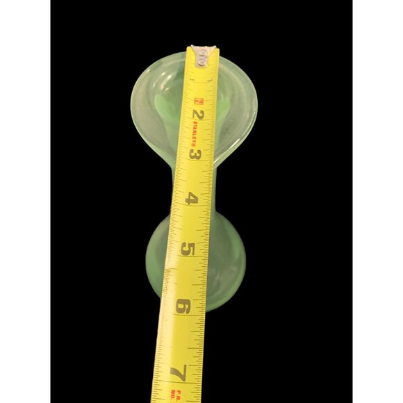 Keulen-Vase Light Green Hand Blown Glass Jack in the Pulpit Style MCM 12" - Picture 10 of 10